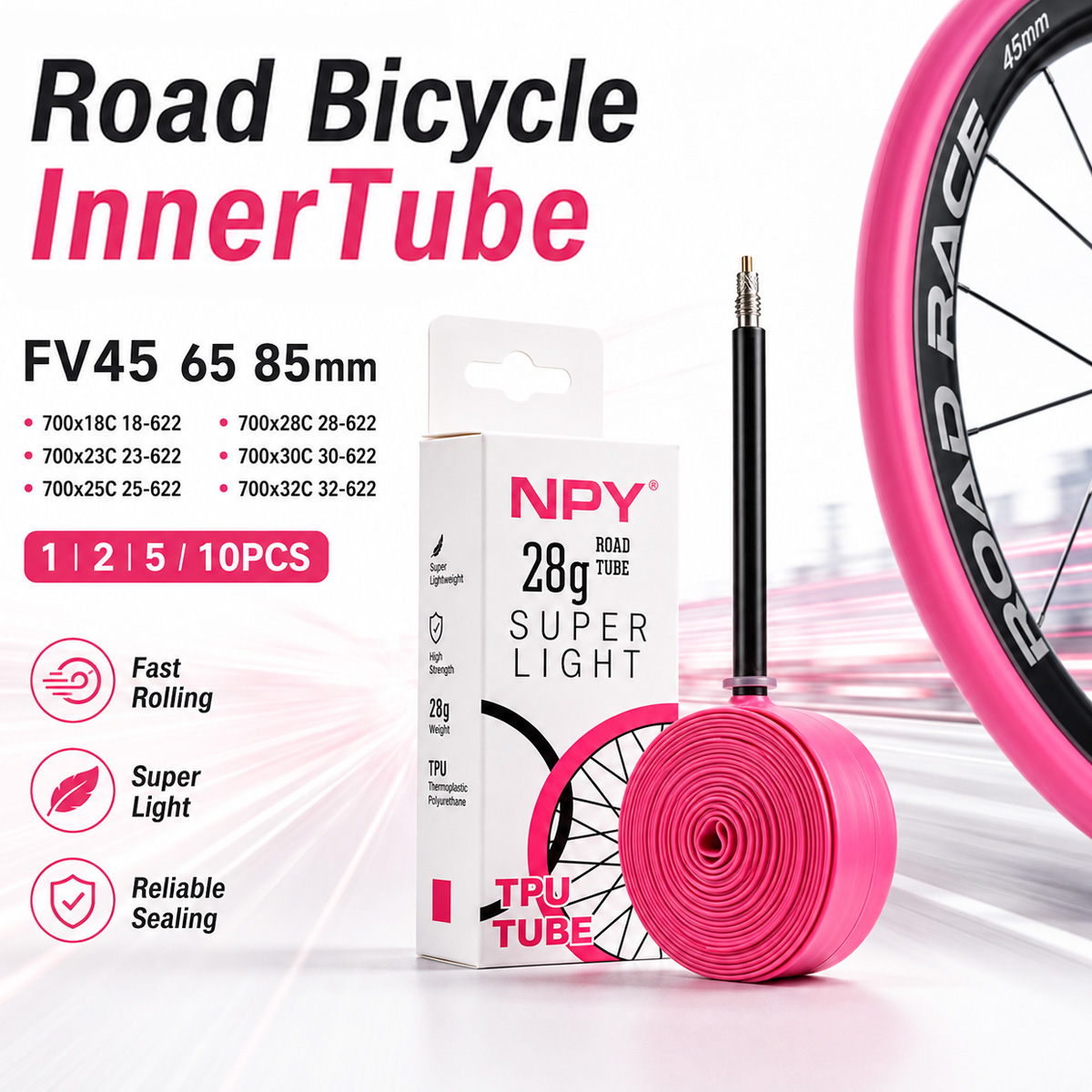 Cycling Commute Training - Road Bicycle Inner Tube Tire Tube