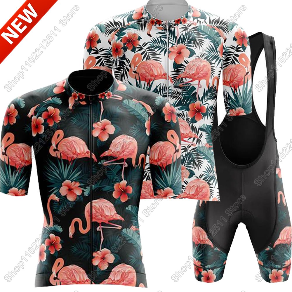 Cycling Commute Shorts - 2025 Flamingo Cycling Jersey Set Bicycle