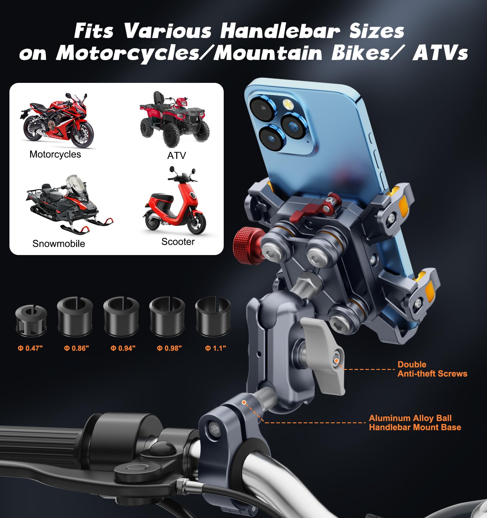 Heavy-Duty Motorcycle Phone Mo - U Lock Heavy Duty review and price