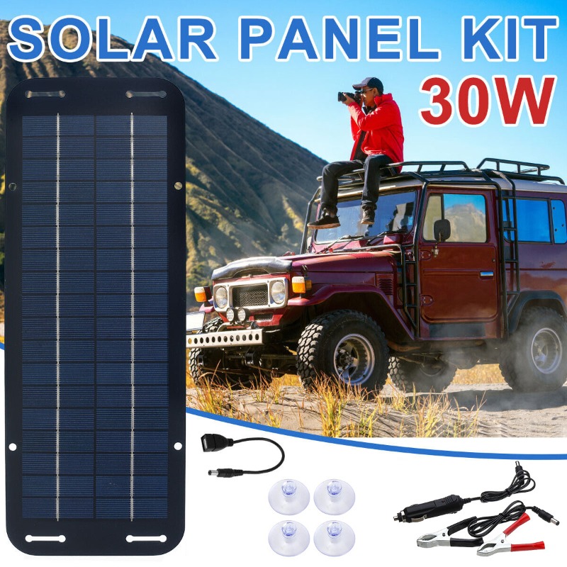 12V Solar Panel Kit IP65 Water - Usb Charger Dynamo review and price