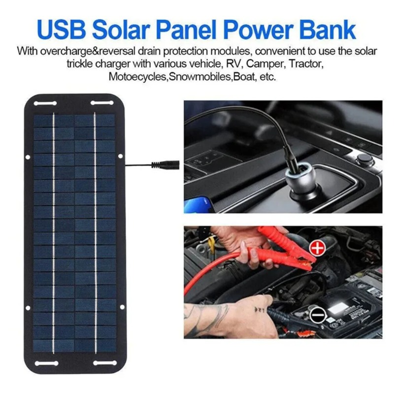 12V Solar Panel Kit IP65 Water - Usb Charger Dynamo review and price