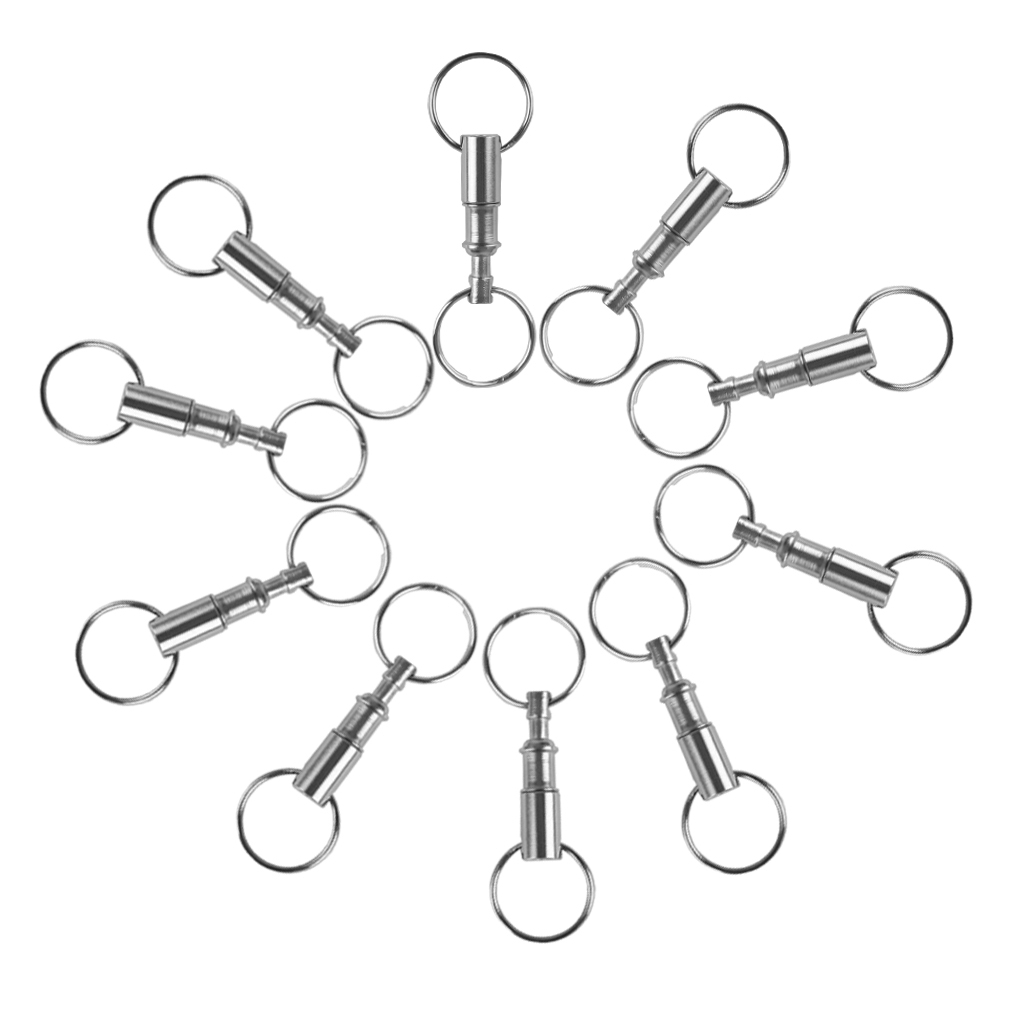 10pcs Dual Detachable Keychain - Chain Lock Combination review and price
