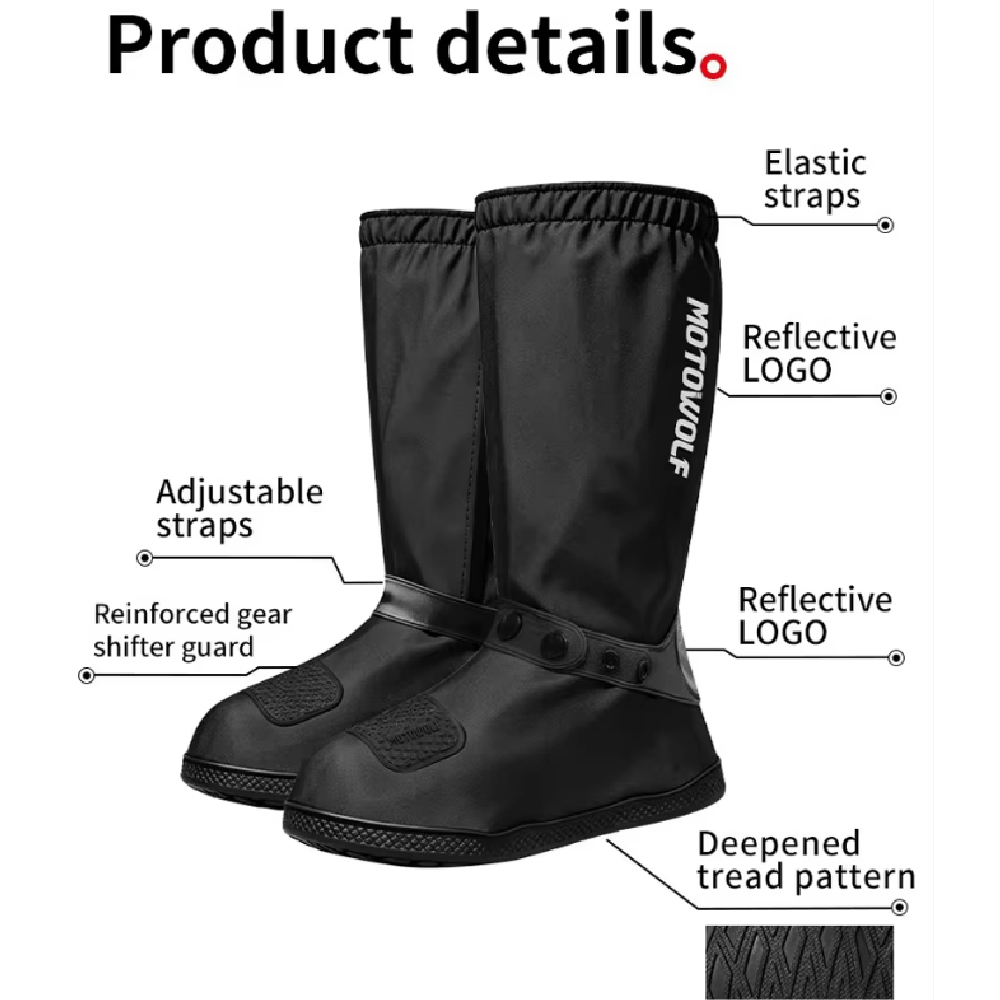 Outdoor commuting Tube Rain Sh - Cycling Shoes For Commute review and price