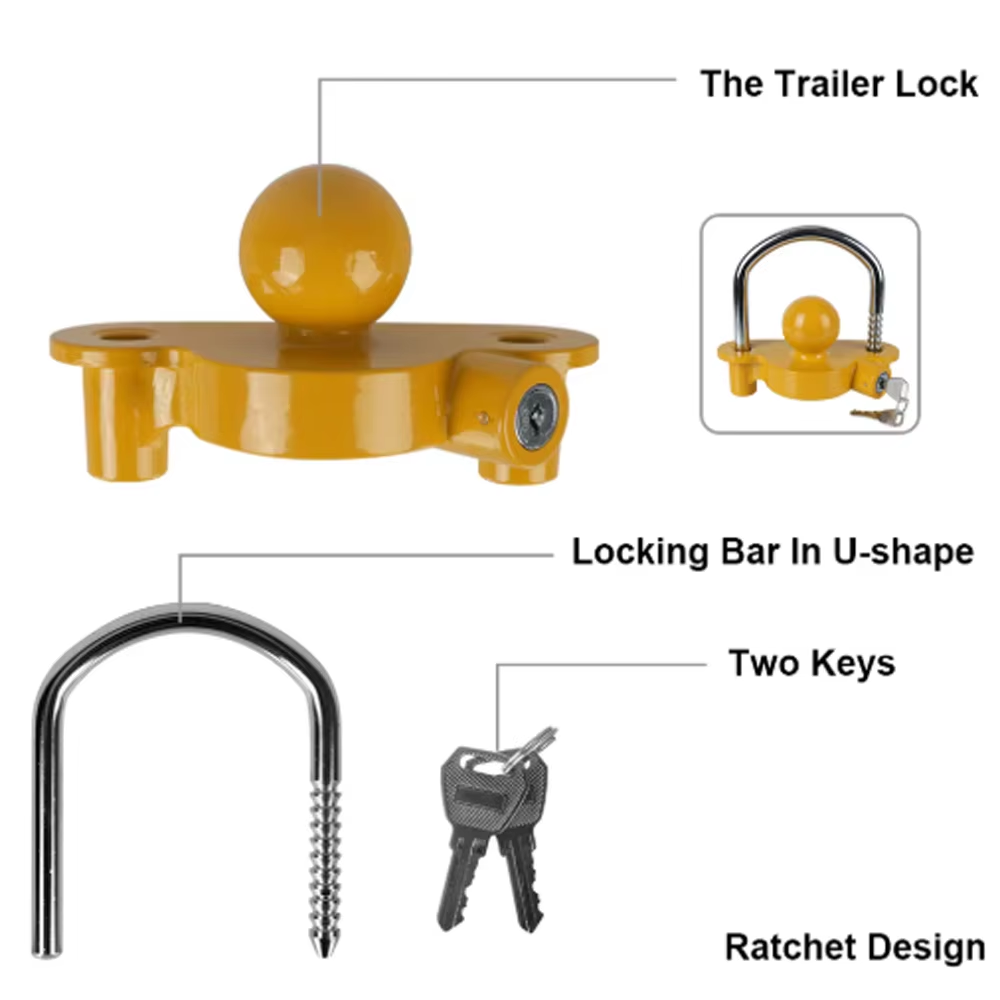 Heavy Duty Trailer Hitch Lock  - U Lock Heavy Duty review and price