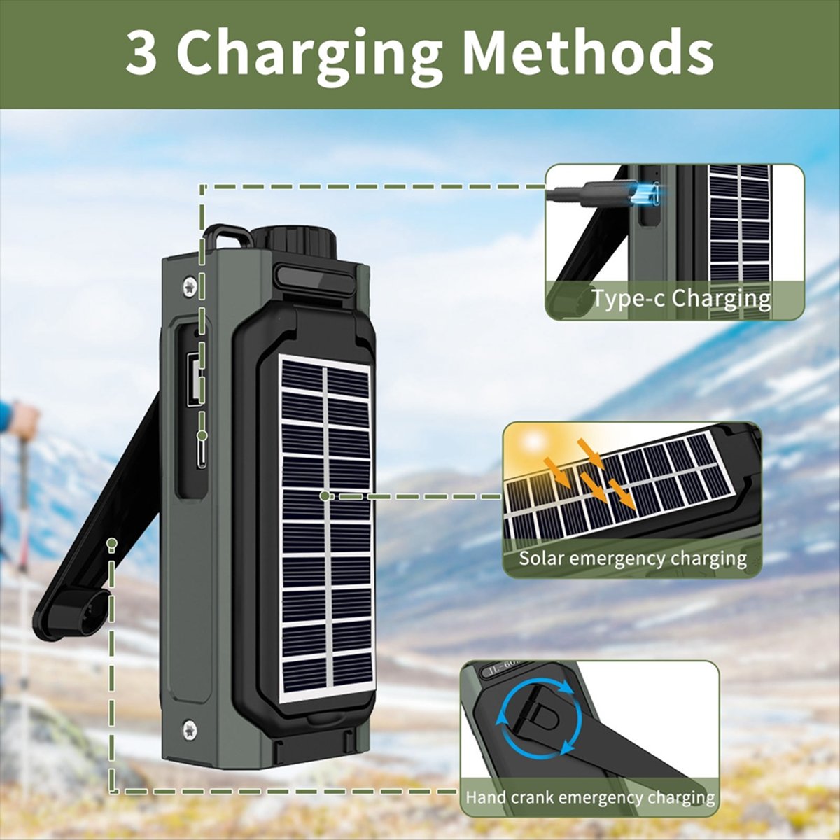 A26Z Portable Solar Radio, Eme - Usb Charger Dynamo review and price