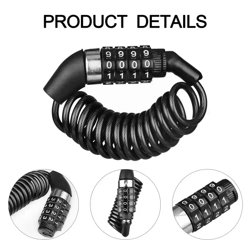 Motorcycle Bicycle Anti-Theft  - Chain Lock Combination review and price