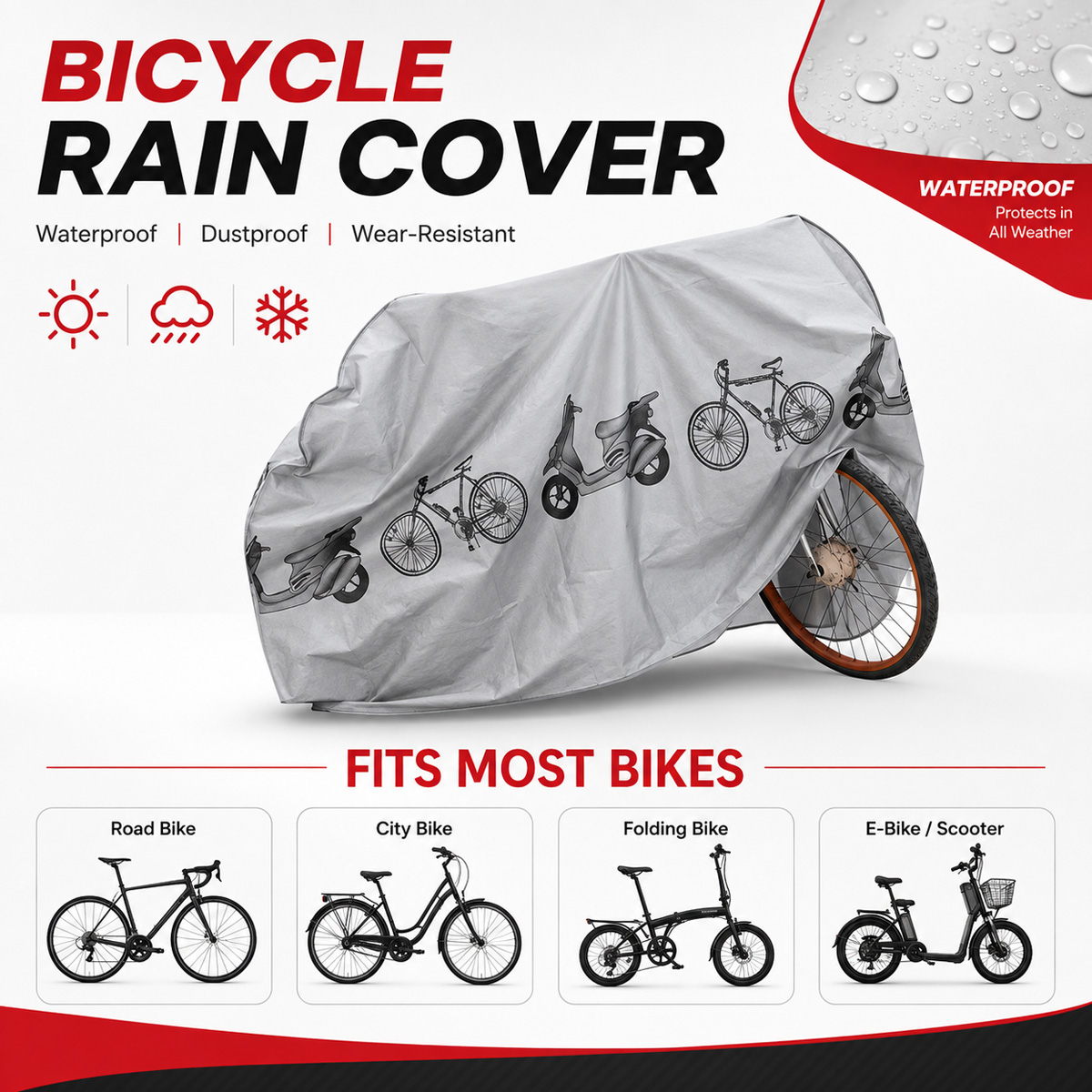 PINMOAP Universal Bicycle Rain - Cycling Commuter Bag review and price