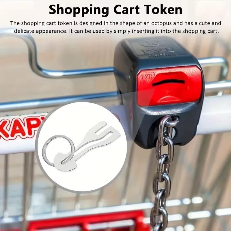 2pcs Reusable Shopping Cart To - Chain Lock Combination review and price