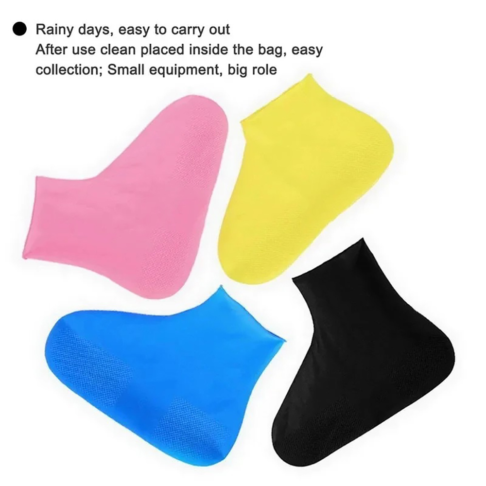1 Pair Reusable Rubber Rain Bo - Cycling Shoes For Commute review and price