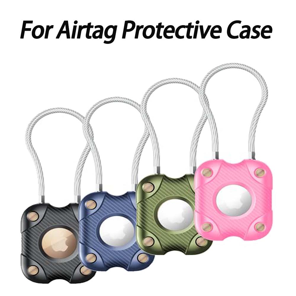 Airtag Holder with Wire Cable, - Chain Lock Combination review and price