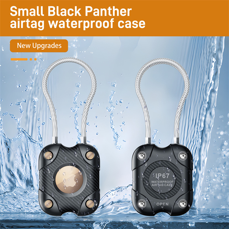 Airtag Holder with Wire Cable, - Chain Lock Combination review and price