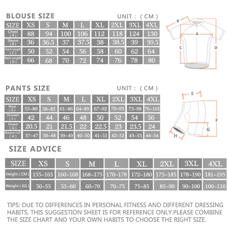 -Pro Cycling Jersey Set, Sport - Cycling Commute Shorts review and price