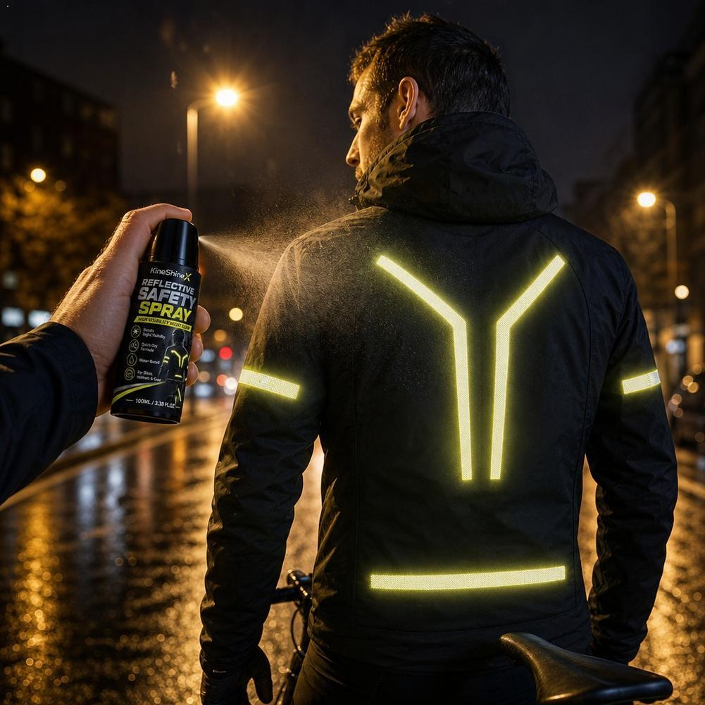 Night Reflective Safety Spray  - Cycling Commute Gear review and price
