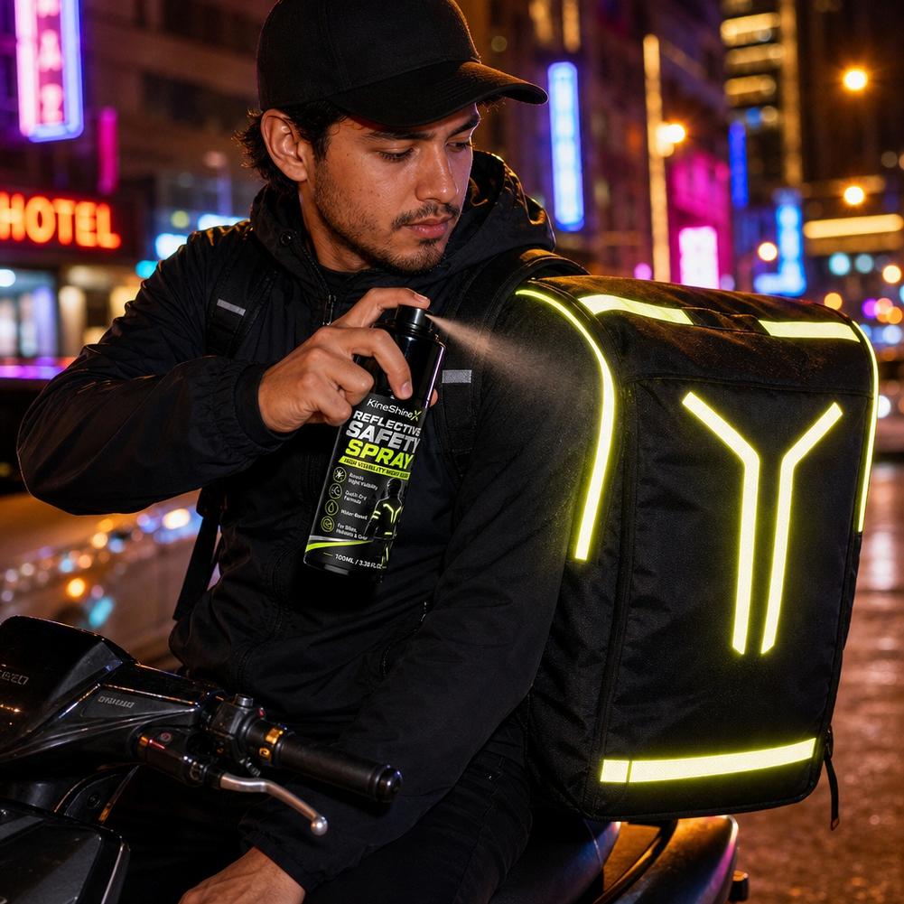 Night Reflective Safety Spray  - Cycling Commute Gear review and price