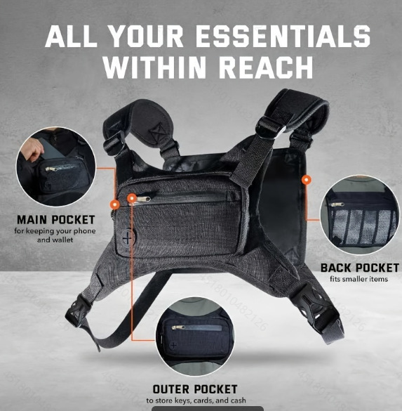 Outdoor Chest Rig Bag Lightwei - Cycling Commute Training review and price
