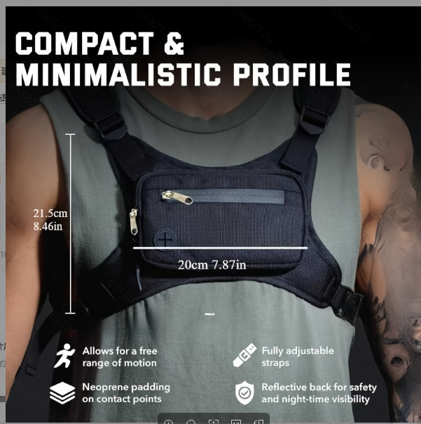 Outdoor Chest Rig Bag Lightwei - Cycling Commute Training review and price